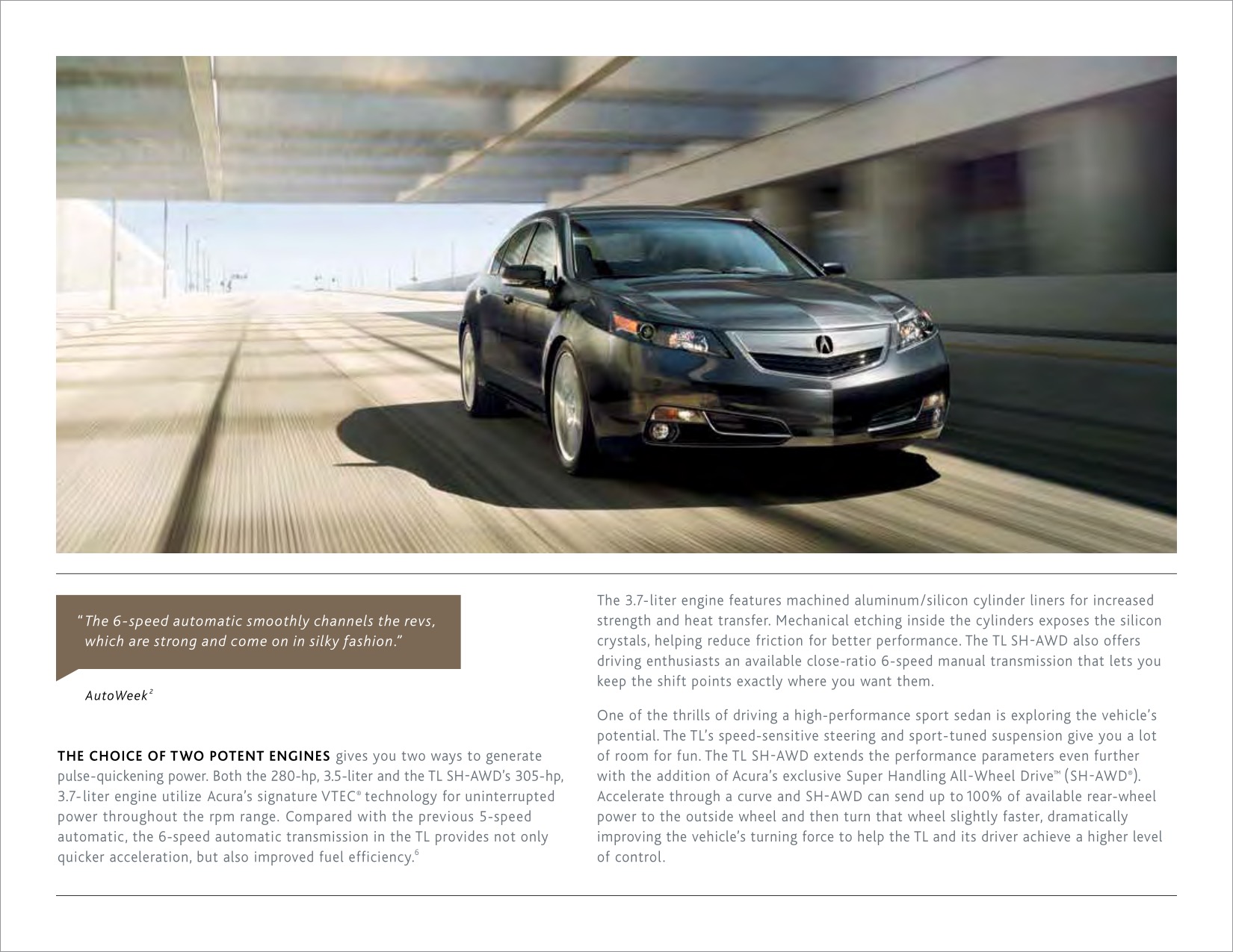 2014 Acura TL Brochure Page 21